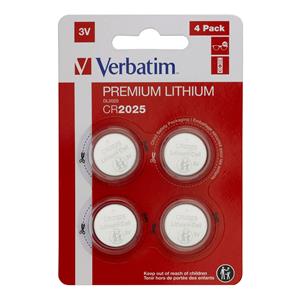 20x4 Verbatim CR 2025 Lithium battery 49532