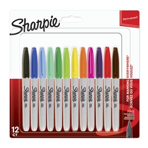 1x12 Sharpie Permanentmarker F 12 colours