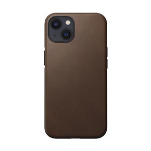 Nomad Modern Case Rustic Brown Leather MagSafe iPhone 13