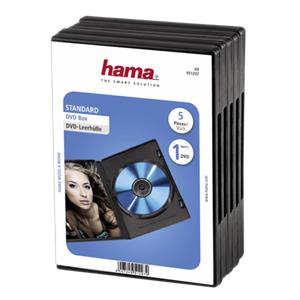 Hama DVD-sleeves 5-Pack black 51297