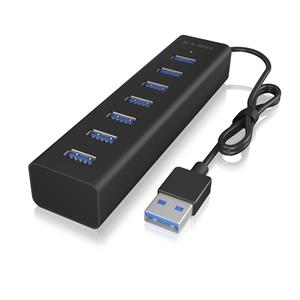 RaidSonic ICY BOX IB-HUB1700-U3 7 Port USB 3.0 Hub