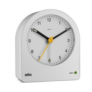 BRAUN BC22 W quartz alarm clock white