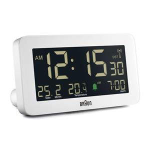 BRAUN BC10 DCF-W Radio alarm clock white
