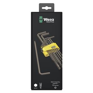 Wera 950/13 Hex-Plus Imperial 1 angle wrench set BlackLaser