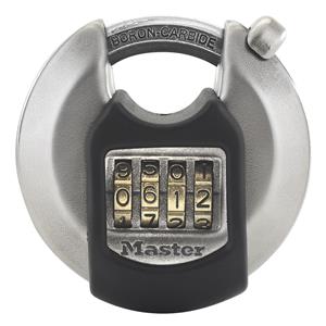 Master Lock Disc Combination Lock Stainless Steel M40EURDNUM