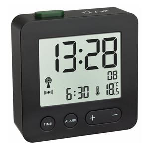TFA 60.2545.54 RC Alarm Clock silver/white
