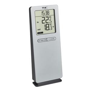 TFA 30.3071.54 silver LOGO 2.0 RC Thermometer