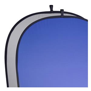 walimex 2in1 Foldable Background grey/blue, 180x210cm