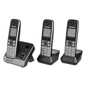 Panasonic KX-TG6723GB Bežični fiksni telefon s telefonskom sekretaricom crni • ISPORUKA ODMAH