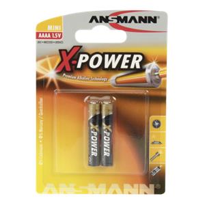 1x2 Ansmann Alkaline AAAA X-Power 1510-0005