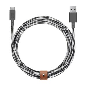 Native Union Belt Cable USB-A to USB-C 3m Zebra