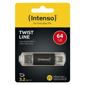 Intenso Twist Line Type-C 64GB USB Stick 3.2