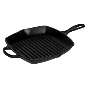 Le Creuset Grill Pan Cast Iron Square black 26 cm