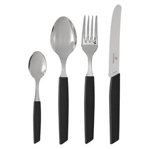 Victorinox Swiss Modern Cutlery Set 24 pcs. black