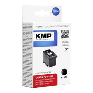 KMP C87 ink cartridge black compatible with Canon PG-540 XL