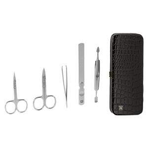 Zwilling CLASSIC INOX Croco Manicure Set, black, 5 pcs.