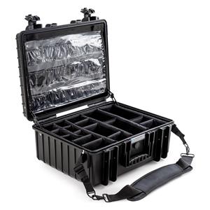 B&W Outdoor Case 6000 with medical emergency kit black