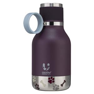 Asobu Dog Bowl Bottle Burgundy, 0.975 L