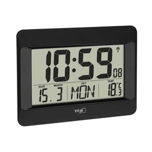 TFA 60.4519.01 Radio Controlled Clock with Temperature