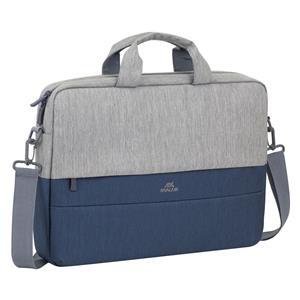 RIVACASE 7532 Grey/Dark Blue anti-theft Laptop bag 15.6