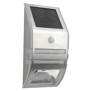 REV LED Wall Floodlight with Motion Detector alu