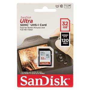 SanDisk Ultra SDHC UHS-I 32GB 120MB/s SDSDUN4-032G-GN6IN