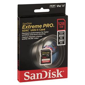 SanDisk ExtremePRO SDXC V90 128G 300MB UHS-II  SDSDXDK-128G-GN4IN
