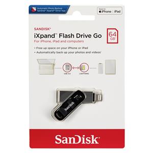 SanDisk iXpand Flash Drive 64GB iPhone/iPad SDIX60N-064G-GN6NN