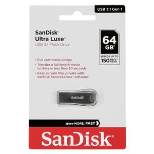 SanDisk Cruzer Ultra Luxe   64GB USB 3.1 150MB/s  SDCZ74-064G-G46