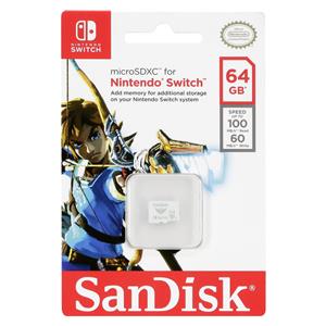 SanDisk MicroSDXC 100MB     64GB Nintendo      SDSQXAT-064G-GNCZN