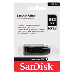 SanDisk Ultra USB 3.0      512GB up to 130MB/s    SDCZ48-512G-G46