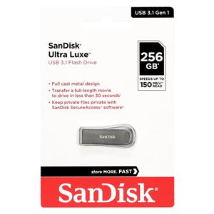 SanDisk Cruzer Ultra Luxe  256GB USB 3.1 150MB/s  SDCZ74-256G-G46