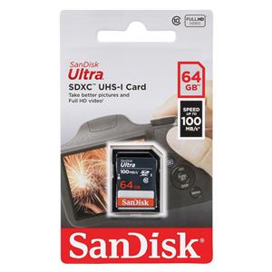 SanDisk Ultra Lite SDXC     64GB 100MB/s       SDSDUNR-064G-GN3IN