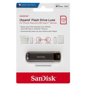 SanDisk iXpand Flash Drive Luxe 256GB TypC/Li.SDIX70N-256G-GN6NE