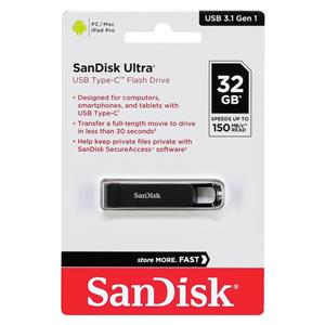 SanDisk Ultra USB Type C    32GB Read 150 MB/s   SDCZ460-032G-G46