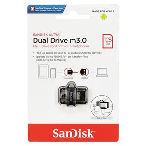 SanDisk Ultra Dual Drive   128GB m3.0 grey&silver  SDDD3-128G-G46