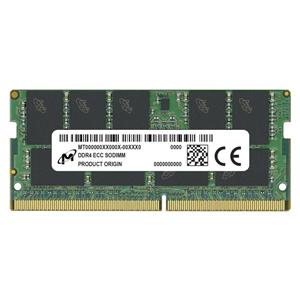 Micron DDR4 ECC SODIMM 8GB 1Rx8 3200 CL22 1.2V ECC