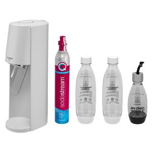 SodaStream Terra white Promo Pack with 3 Flasks