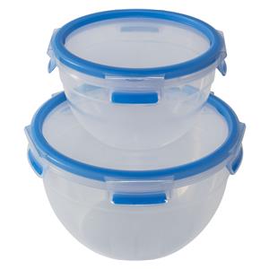 EMSA Clip&Close Food Storage Box 2-pcs round