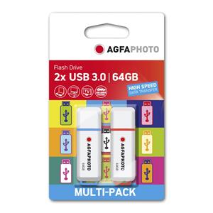 AgfaPhoto USB 3.2 Gen 1 64GB Color Mix MP2