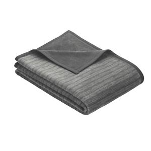 Ibena Jacquard Blanket Fano anthracite 800, 150x200