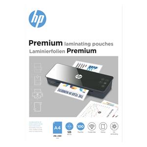 HP Premium Laminating pouches A4 125 Micron