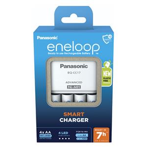 Panasonic Eneloop Smart Charger BQ-CC17 inkl.4xAA K-KJ17MCD40E