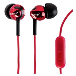 Sony MDR-EX110APR red