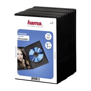 1x10 Hama DVD-Jewel Case black 51276