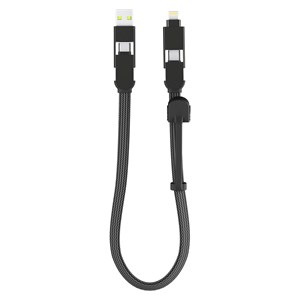 Rolling Square inCharge XL Cable 30cm Black