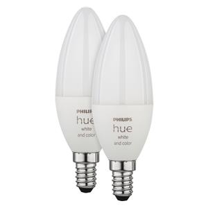 Philips Hue LED Lampe E14 2er Set 5,3W 320lm White Color Amb.