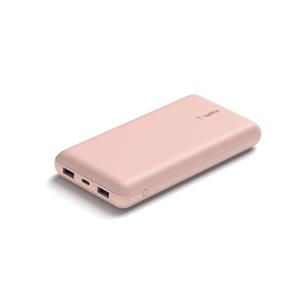 Belkin Powerbank 20.000mAh pink 15W+USB-A/C Kab. 15cm BPB012btRG