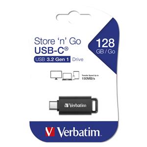 Verbatim Retractable       128GB USB 3.2 Gen 1 USB-C