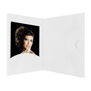 1x100 Daiber Portrait folders Opti-Line  up to 10x15 cm white